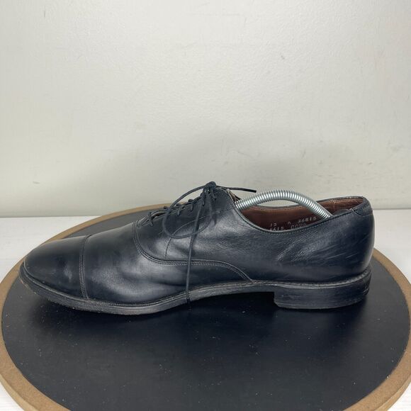 Allen‎ Edmonds Dress Shoes Men’s Size 12 Park Avenue Cap Toe Black Oxford main image 9